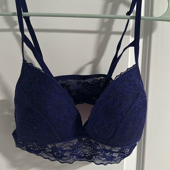 PINK Victoria's Secret Other - Lace Blue Victoria’s Secret PINK Bralette Size Medium